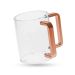 Lucite Negel Vasser / Al Netilas Yadayim Kvort (Cup) with Copper Handle-Discounted when order in Case Quantity