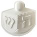 Plaster Dreidel with Magnet in Bulk