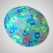 16CM - Aleph Beis Yarmulkas - Average Size 