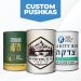 Pre-Labeled Mini 2" × 3" Custom Pushka Charity Box (Pushka Included)