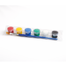 Individually Wrapped Acrylic Paints + Paintbrush Set