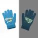 Happy Chanukah Glow in the Dark Adult Size Glove Light Blue -Shine A Little Light