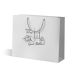 NEW! STRONGER Silver-Edged Shabbat Shalom Gift Bags 9.84 H x 12 W x 4 D (Standard)