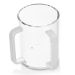 Lucite Negel Vasser / Al Netilas Yadayim Kvort (Cup) with Silver Handle-Discounted when order in Case Quantity