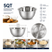 5QT Stainless Steel Silver Metal Mixing Bowl - PREORDERS! - Ships by August 31 from California.