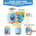  Stuff & Decorate Your Own Plush Charity Tzedakah Box  Size 4'' [With Individual Stuffing]