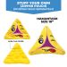 Stuff & Decorate Your Own Plush Hamantash (Zipper Pouch) Size 10" 
