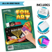 Happy Chanukah Foil Art Greeting Card + Envelope
