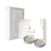 Silver/White - 'Illuminate' Neshek Candlelighting Kit w/ 2 Tealights ONLY [No Matches or Striker]