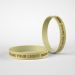 SHARE YOUR LIGHT and Am Yisrael Chai Linen Bracelet with Brown writing