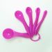 5-Piece Pink Measuring Spoon Set | Perfect for Challah Bake, Kitchen Use, or Cooking Classes