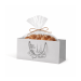NEW! STRONGER Silver-Edged Shabbat Shalom Gift Bags 5 H x 11 W x 4 D (Shortest)