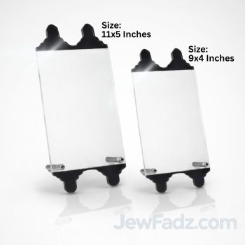 Acrylic Torah Plaques - without Engraving