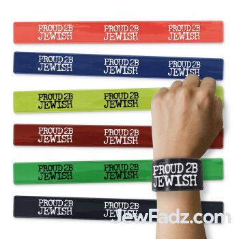 Assorted Colors Proud 2B Jewish Slapbands